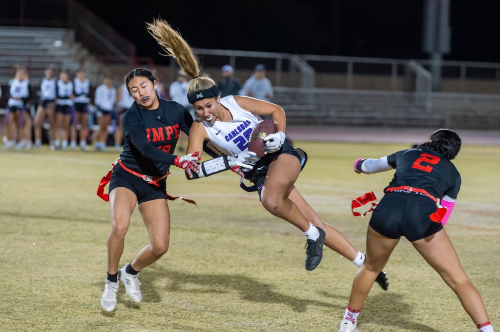 Carlsbad ‘road warriors’ beat Imperial on the road, move closer to Division 2 flag football title – San Diego Union-Tribune