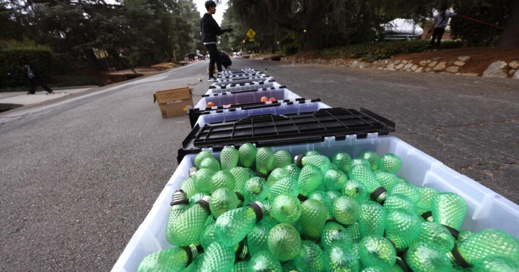 Altadena's Christmas Tree Lane is 104. Credit its staunch volunteers