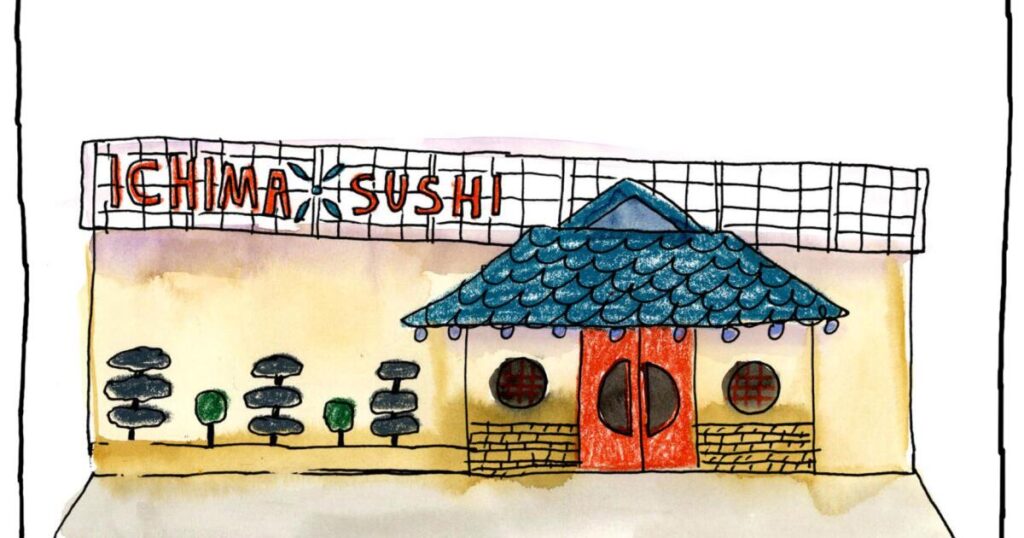 As our relationship grew, we stayed loyal to our favorite sushi resto