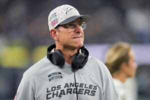 Jim Harbaugh's brevity shows importance of Chargers' clash with Chiefs