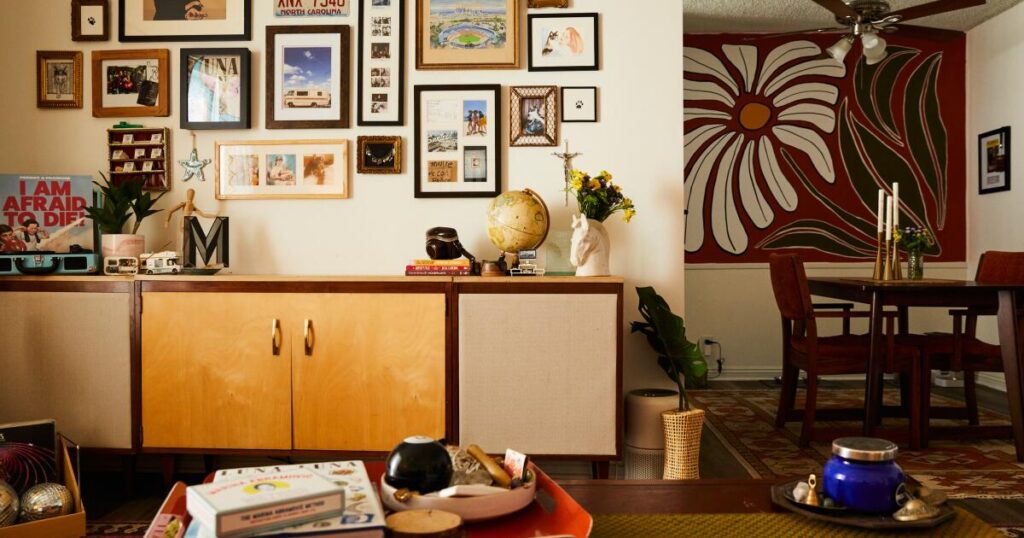 She transformed her tiny apartment in L.A. with thrift store finds