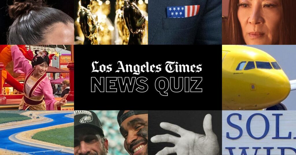 Looking for the L.A. Times crossword puzzle? Try our News Quiz first