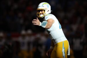 Justin Herbert, hurried and hit often, could only do so much in Chargers’ playoff loss – San Diego Union-Tribune