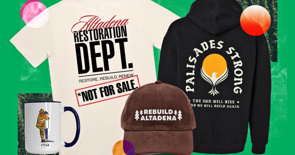 The brands selling Altadena and Palisades gear for fire relief efforts